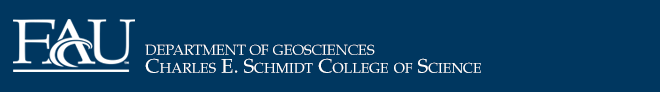 FAU Department of Geosciences